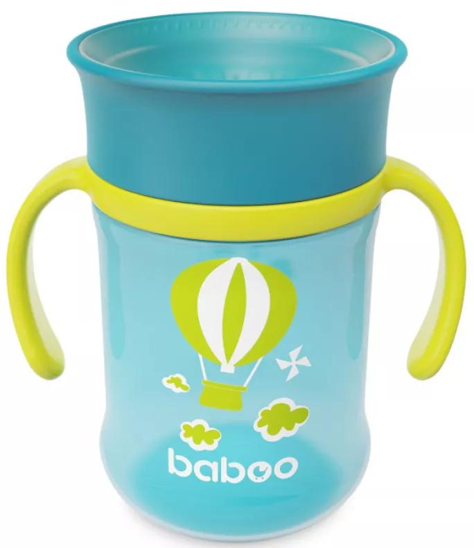 Baboo Glass 360° Transport Verde +6m 300 ml