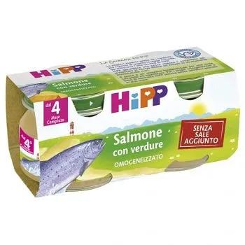 Hipp Biologico Omogeneizzato Salmone 2 x 80 g