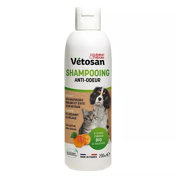 Clément Thékan Vétosan Shampoo antiodore per cani e gatti 200 ml