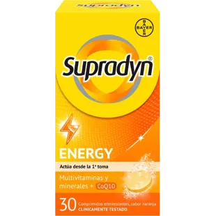 Supradyn Actieve Vitaminen en Energie 30 bruistabletten