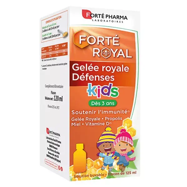 Forté Pharma Forté Royal Gelée Royale Défenses Kids Sirop enfant Flacon 125ml