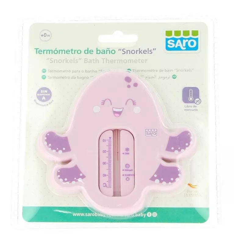 Saro Classic Saro Termómetro Baño Snorkels Pulpo Rosa