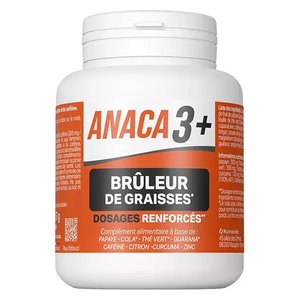Anaca3+ Brûleur de Graisses Extradosée 120 gélules