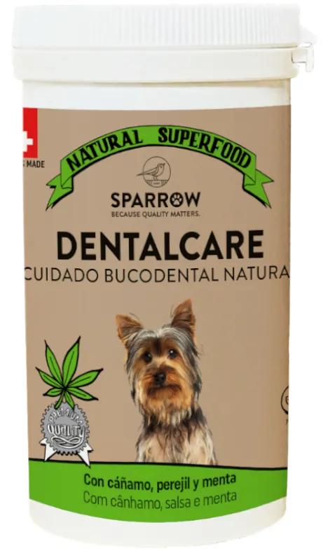 Sparrow Dentalcare Mundpflege mit Hanf, Petersilie und Minze für Hunde