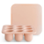 Mushie Food Ice Cube Tray Solid Blush 10.5x10.5x3.5 cm