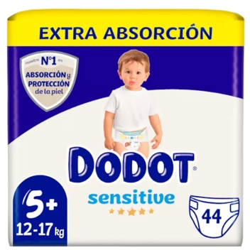 Compra Dodot Pack De 3 Sensitive Extra Jumbo Talla 6+, 44 unidades al mejor  precio.