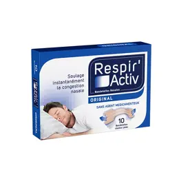 Respir Activ Nez 10 bandelettes