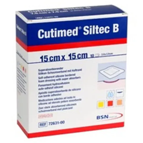 BSN Médical Cutimed Siltec B Pansement 15x15cm 10 Unités