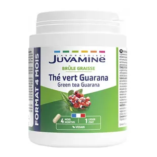 Juvamine Thé Verde Guarana 1600mg Bruciagrassi 120 capsule