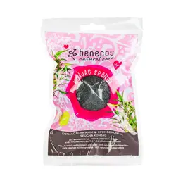 Benecos Eponge Konjac Peaux Grasses à Mixtes Charbon Bambou Vegan