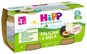 Hipp Bio Omogeneizzato Prugna e Mela 2x80 g