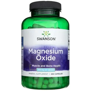 Swanson Magnesium Oxide 200mg 250 Capsules