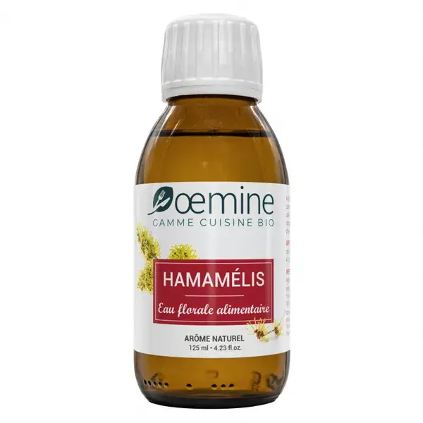 Oemine Hamamelis Organic Floral Water for Food 125ml