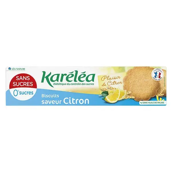Karéléa Biscuits Sans Sucres Citron 132g