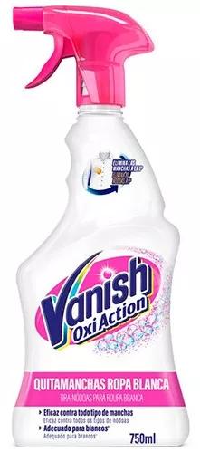 Vanish OxiAction Spray Tira-Nódoas Roupa Branca 750 ml