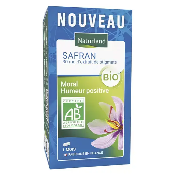Naturland Safran Bio 30 gélules