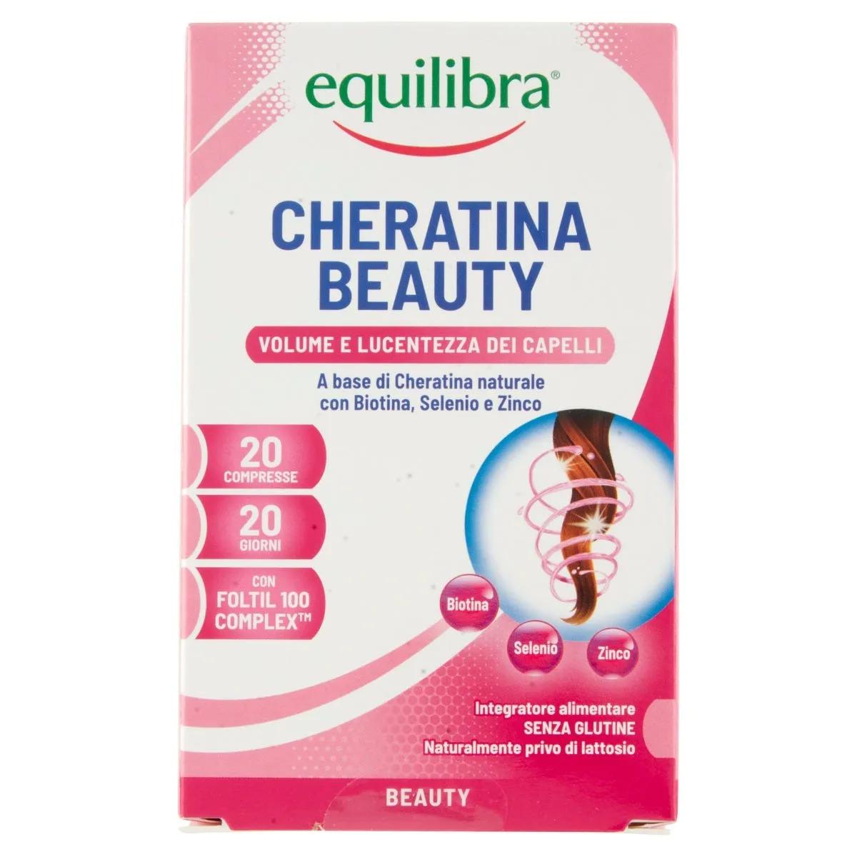 Equilibra Biofoltil Cheratina Naturale Integratore Capelli e Unghie 20 Compresse