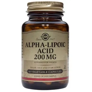 Solgar acid alpha lipoic acid 200 mg 50 c
