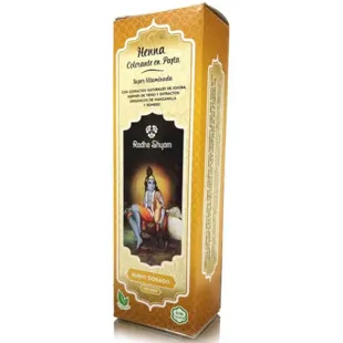 Radhe Shyham Pasta de Henna Louro Dourado 200 ml