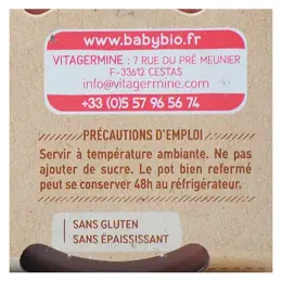 Babybio Fruits Pot Pomme Fraise +6m Bio 2 x 130g