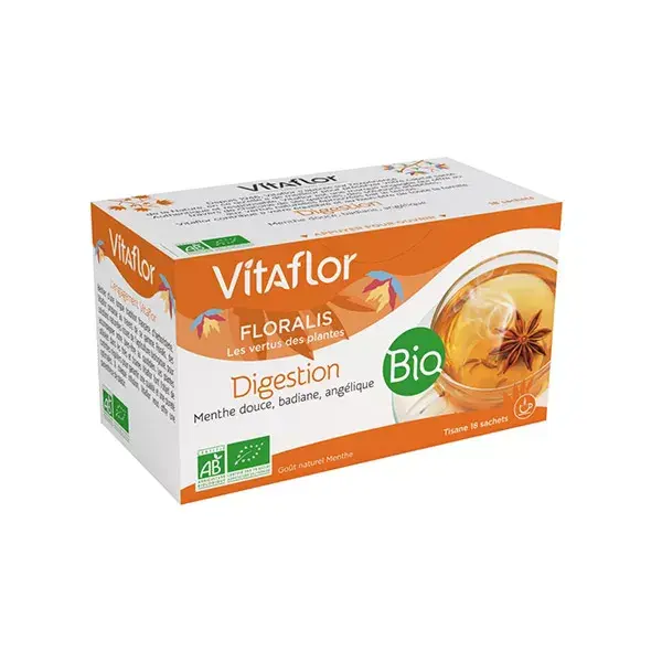 Vitaflor Bio a base di erbe digestive 18 borse