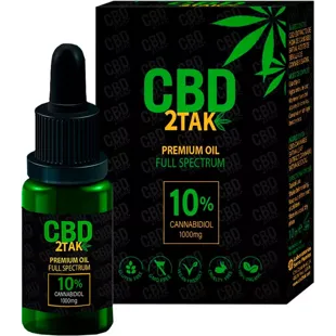 Cbd-2Tak 10% Óleo Premium Espectro Completo 1000Mg Canabidiol 10 ml