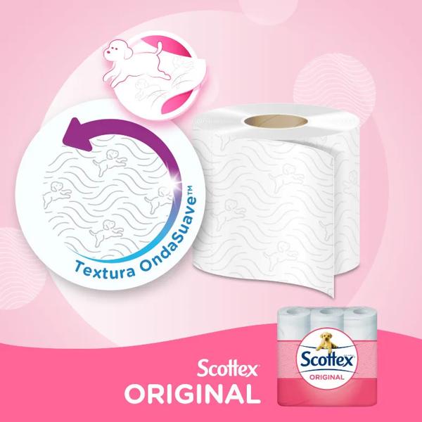 Scottex Original Toilet Paper 12 units