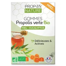 Propos' Nature Apithérapie Gomme de Propolis Miel Eucalyptus Bio 45g