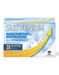 Sustenium Magnesio e Potassio Integratore Sali Minerali 28 Bustine