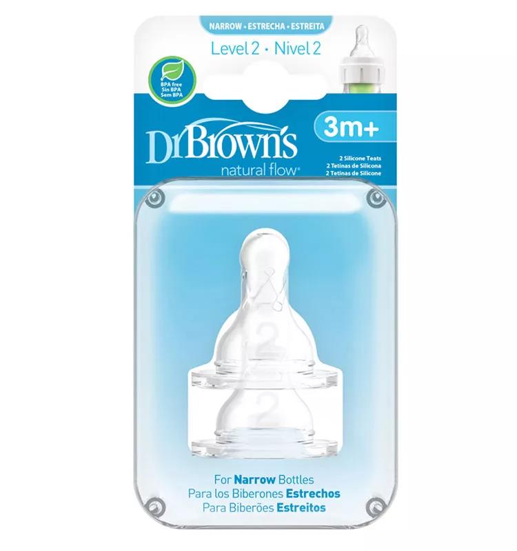 Dr Browns tetine standard 2 niveau Dr.Brown