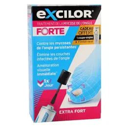 Excilor Forte Mycose de l'Ongle 30ml + Coupe Ongle Offert