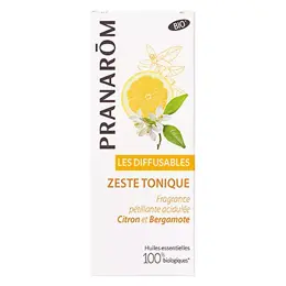 Pranarôm Les Diffusables Mélange d'Huiles Essentielles Zeste Tonique Bio 30ml