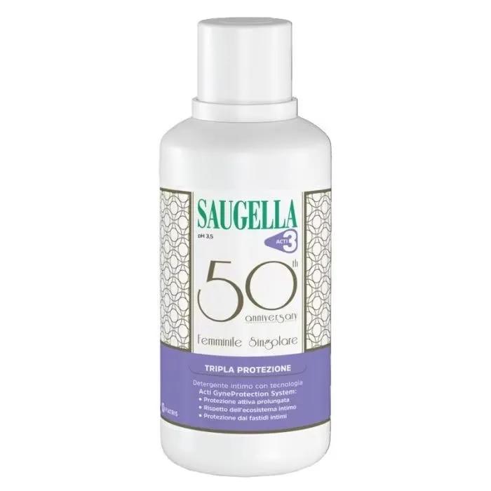 Saugella Acti3 Tripla Protezione Detergente Intimo 50 Anniversary 500 ml