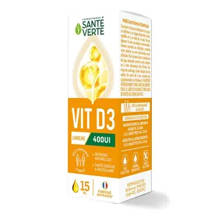 Santé Verte Vitamina D3 400UI 15ml