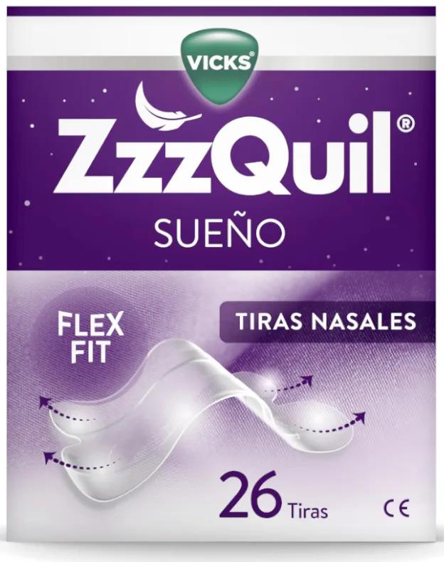 ZzzQuil Sleep Nasenstreifen atmen und schlafen besser, 26 Einheiten