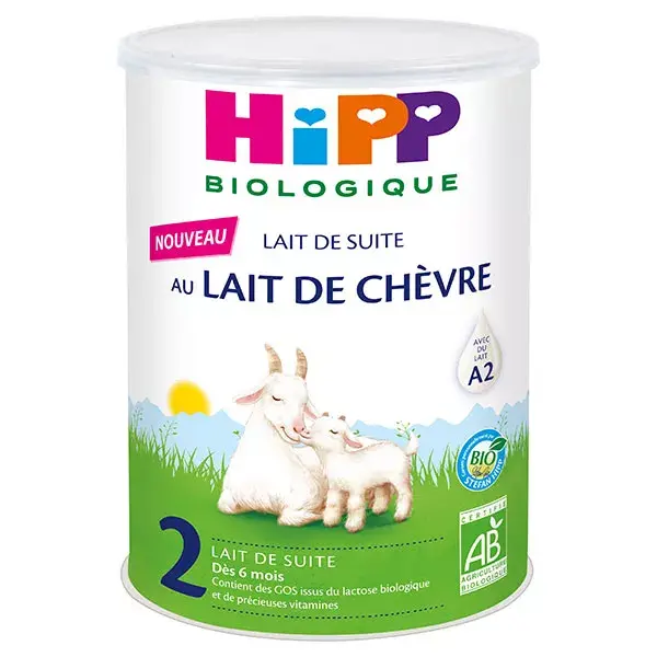 Hipp Bio Lait Infantile 2ème Âge Chèvre Bio 400g
