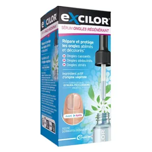 Siero rigenerante per unghie Excilor Ripara e protegge le unghie danneggiate 10 ml