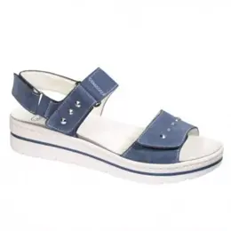 Scholl Chaussures de Confort Sandales Valentina Denim Taille 38