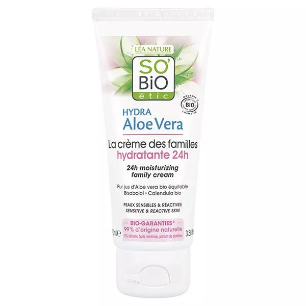 So'Bio tic Hydra Aloe Vera Crme Hydratante 24h Bio 100ml | Pas cher