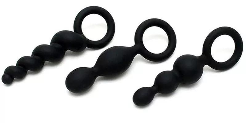 Satisfyer Booty Call Plugs Anales Color Negro 3 uds
