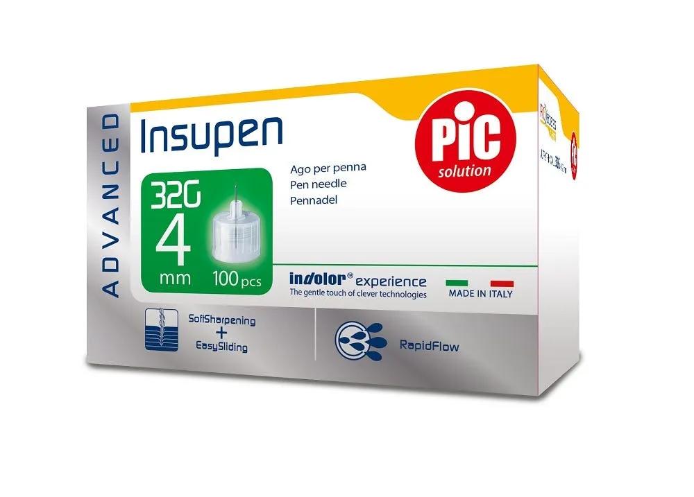 Pic Insupen Aghi Pungidito 32G 4mm 100 Pezzi