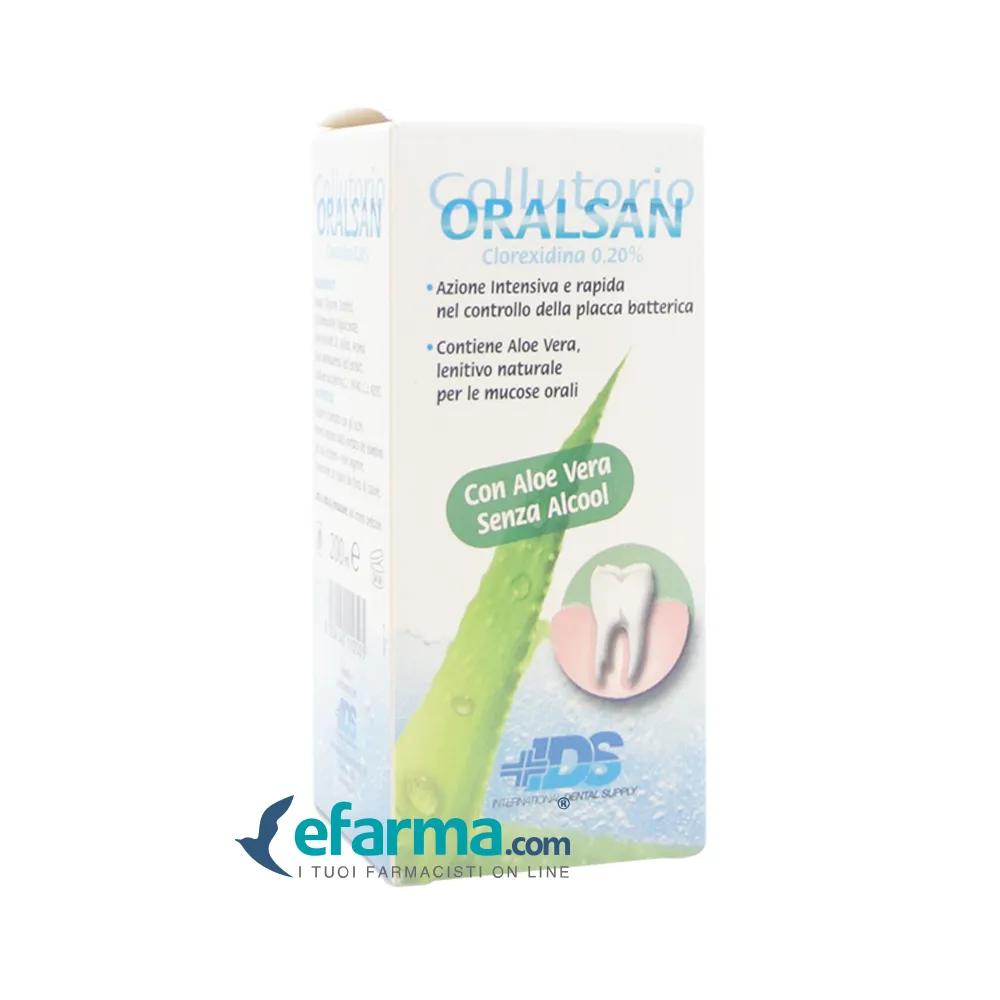 Oralsan Collutorio Clorexidina 0,2% Con Aloe 200 ml