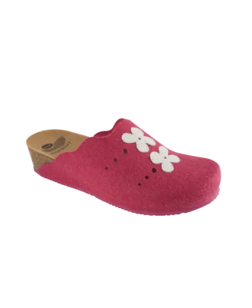 Dr. Scholl Beille Calzature In Feltro Colore Corallo E Bianco n°39