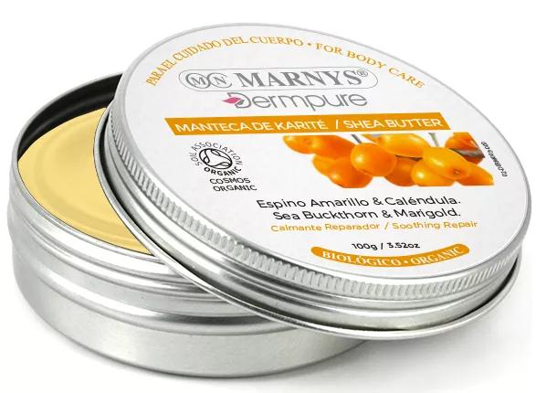Marnys Manteiga de Karité e Espinheiro Orgânico 100 gr
