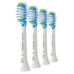 Philips Sonicare Premium Plaque Defence Têtes de Brosses Blanches 4 unités HX9044/17