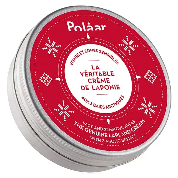 Polaar La Véritable Crème de Laponie Visage et Zones Sensibles aux 3 Baies Arctiques 100ml