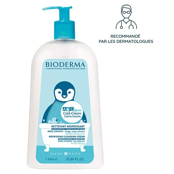 Bioderma ABCDerm Cold Cream Cleansing Cream 1L