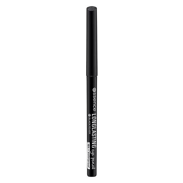 Essence Lápiz de Ojos de Larga Duración N°01 Black Fever 0,28g