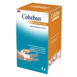 3M Coheban Bande Élastique Cohésive Blanche 10cm x 3,5m