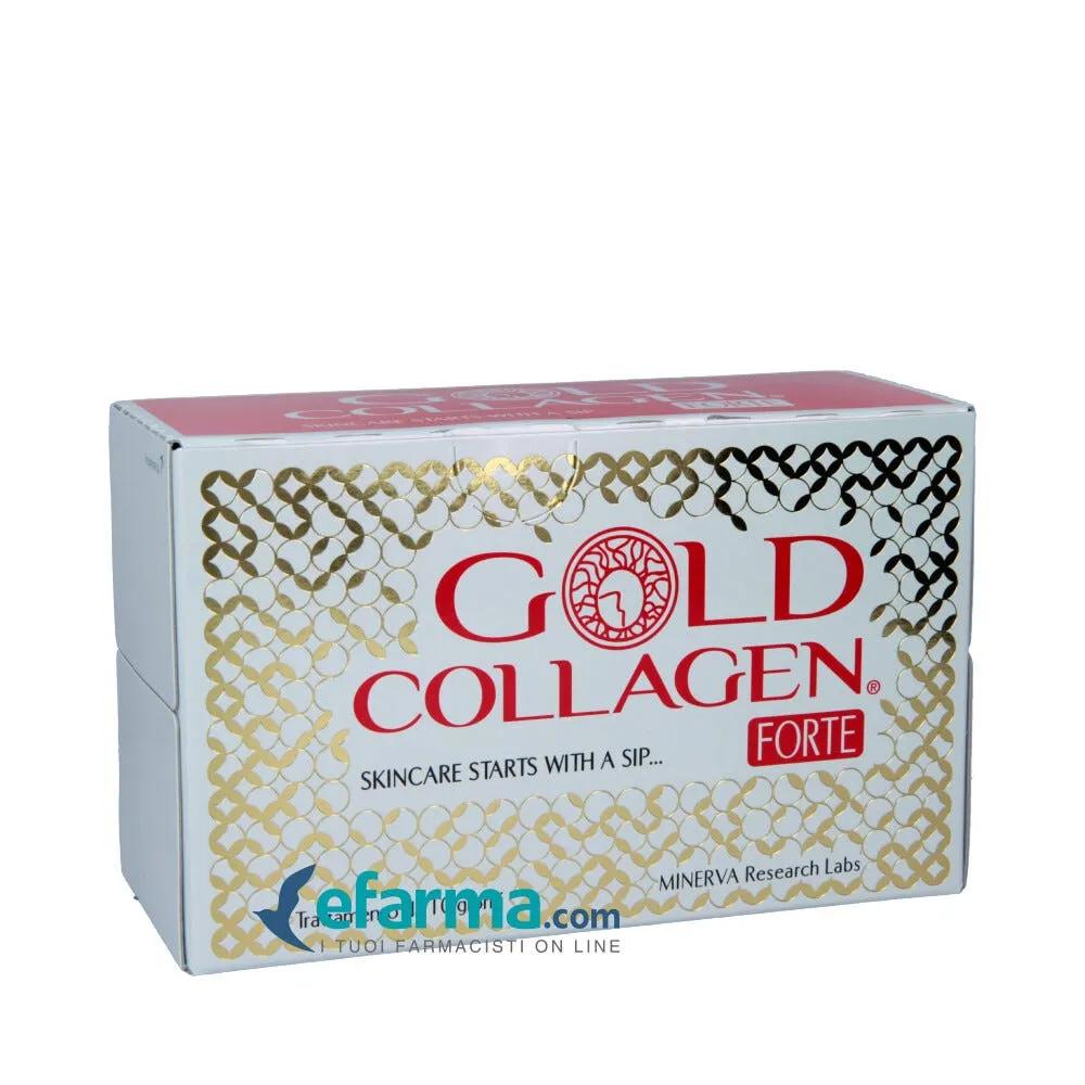 Gold Collagen Forte Integratore Antiage 10 Flaconcini